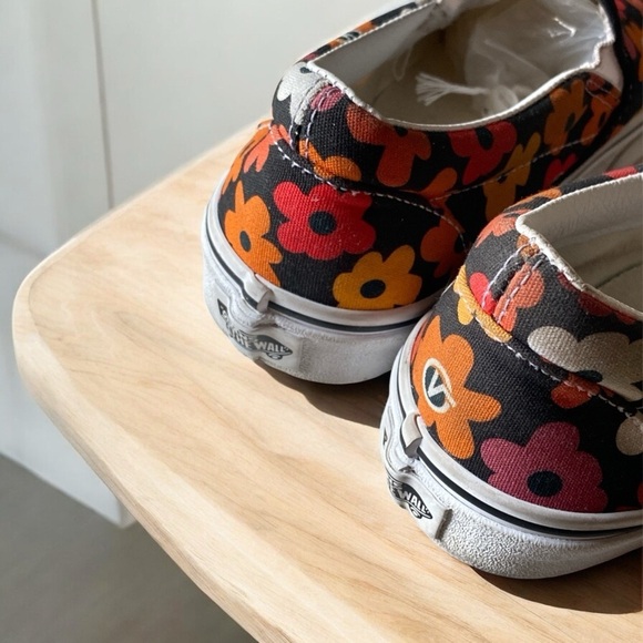Vans Flower Power Project X Thick Canvas Slip-On Shoes Women’s Size 7 - Picture 6 of 12